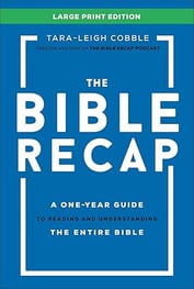 The Bible Recap - A One-Year Guide Large Print logo