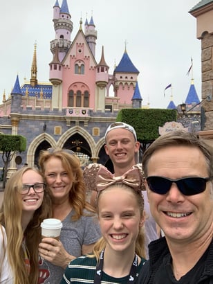 Family time at Disneyland