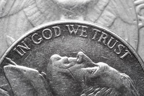 In God We Trust on the US Nickel