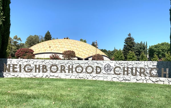 Neighborhood Church Sign