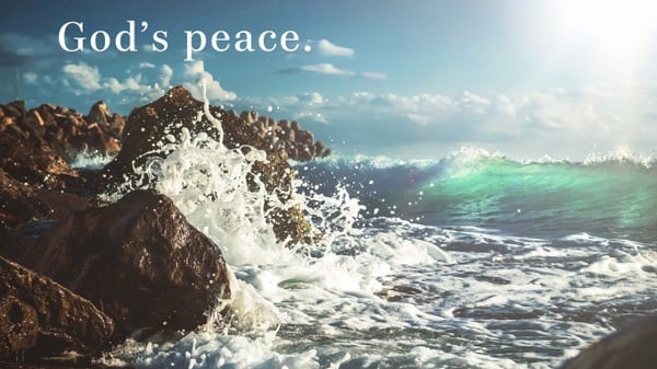 God's peace ocean