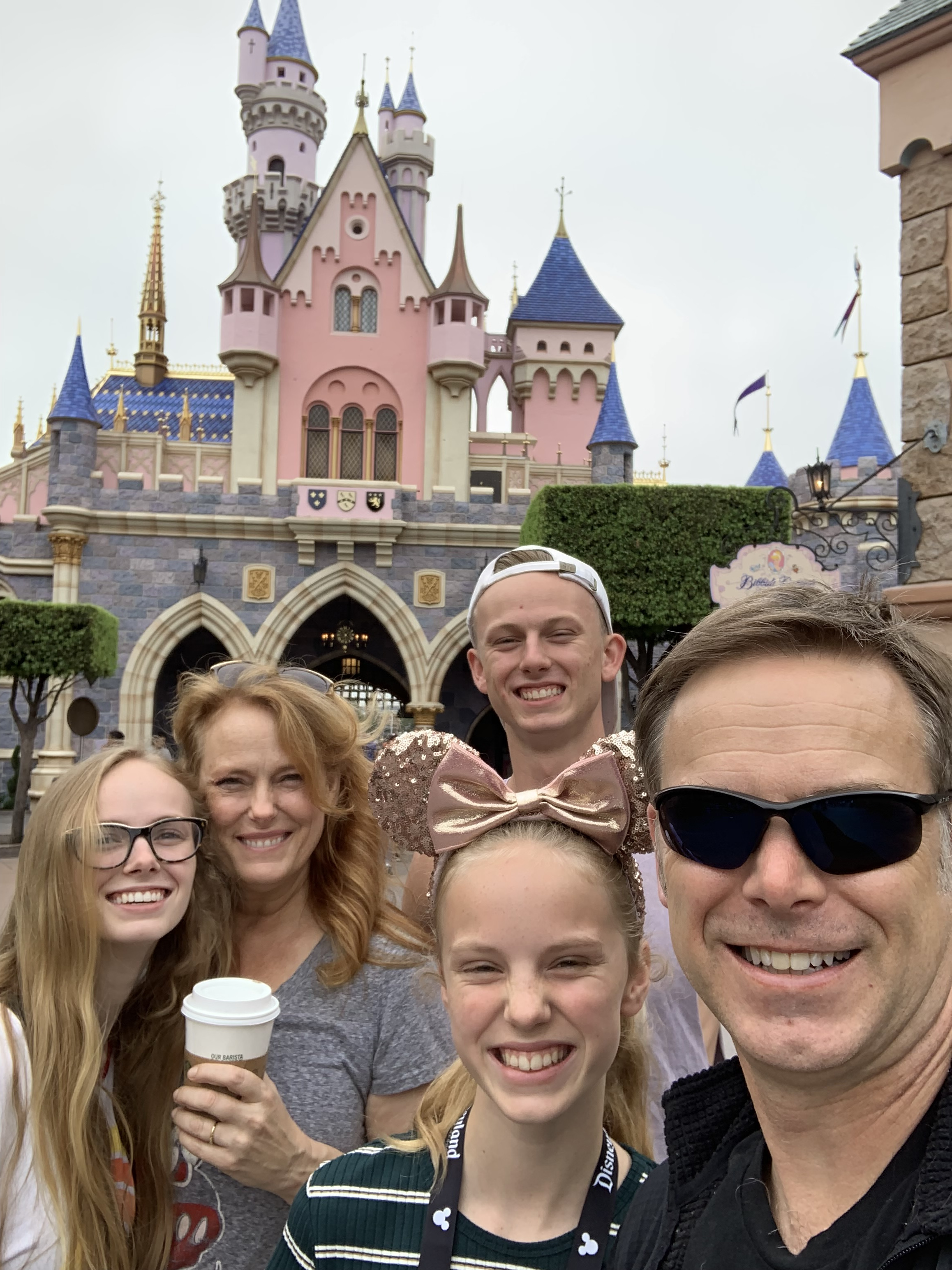 Family time at Disneyland.