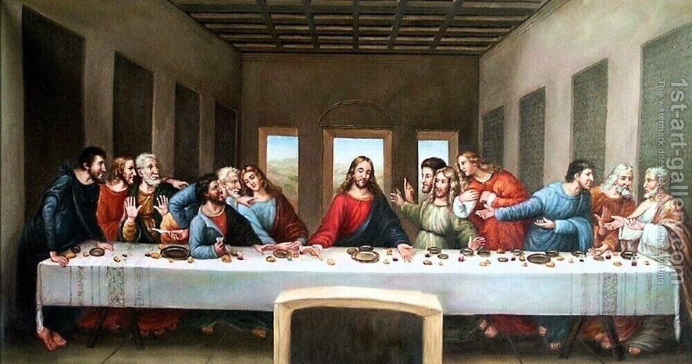 The last supper painting